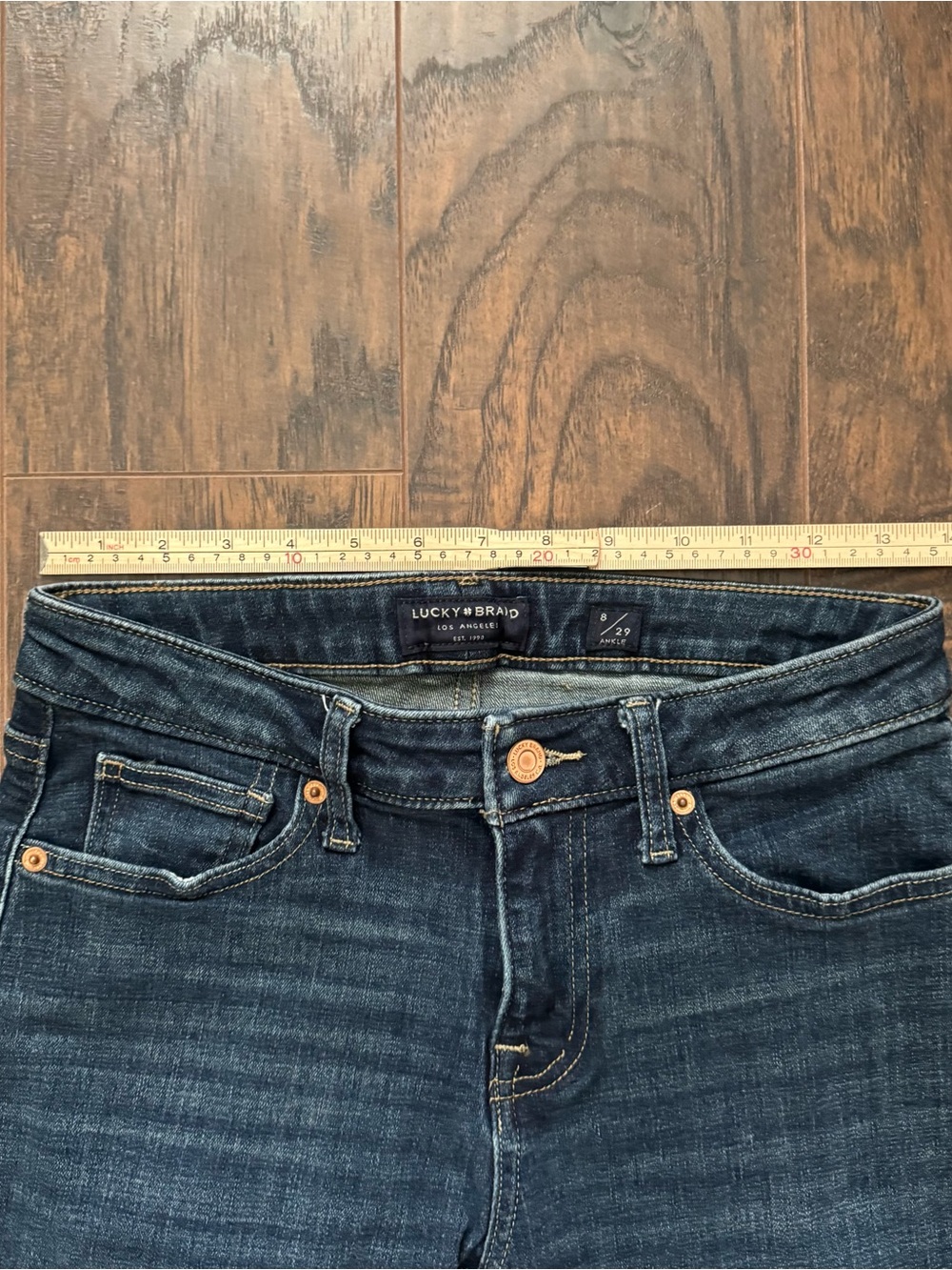 Lucky Brand Size 8 Ankle Skinny Jeans - Picture 5 of 7
